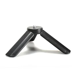 Compact Desktop Stand and Stabilizer Holder for Mini Tripod Accessories (Black)