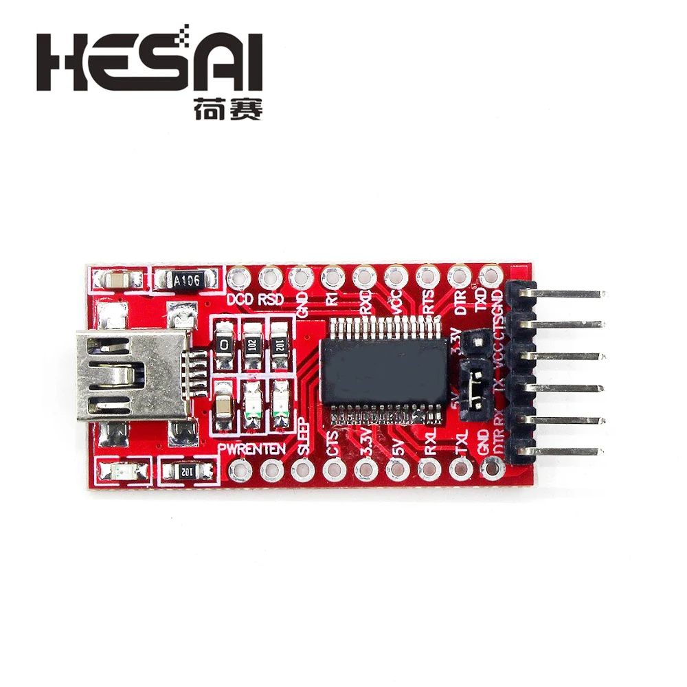 Ft232rl ftdi usb 3 3v 5 5v to ttl serial adapter module mini port for