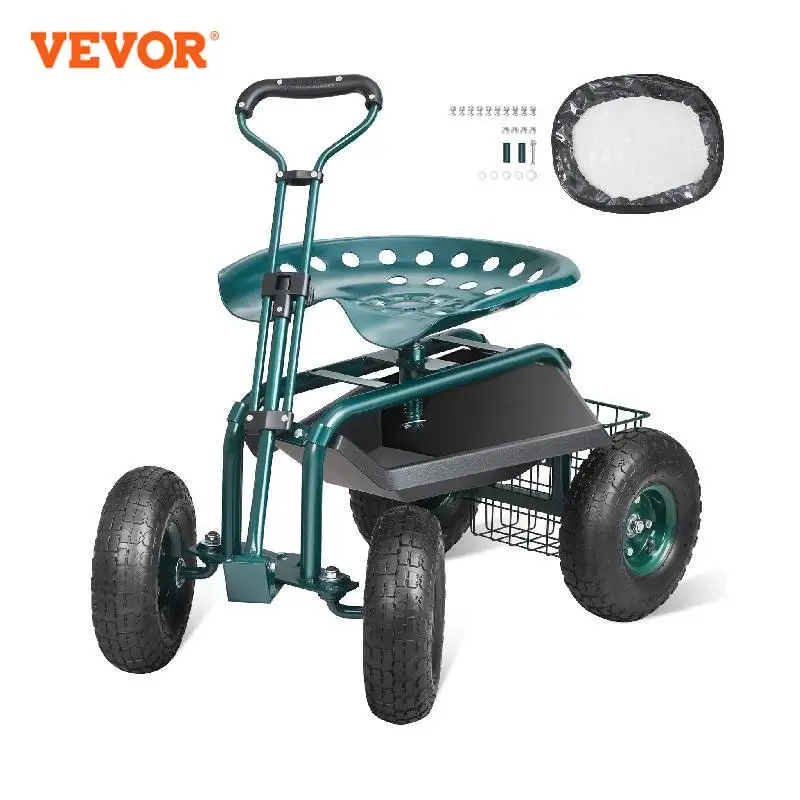 Rolling Garden Work-seat Stool 1