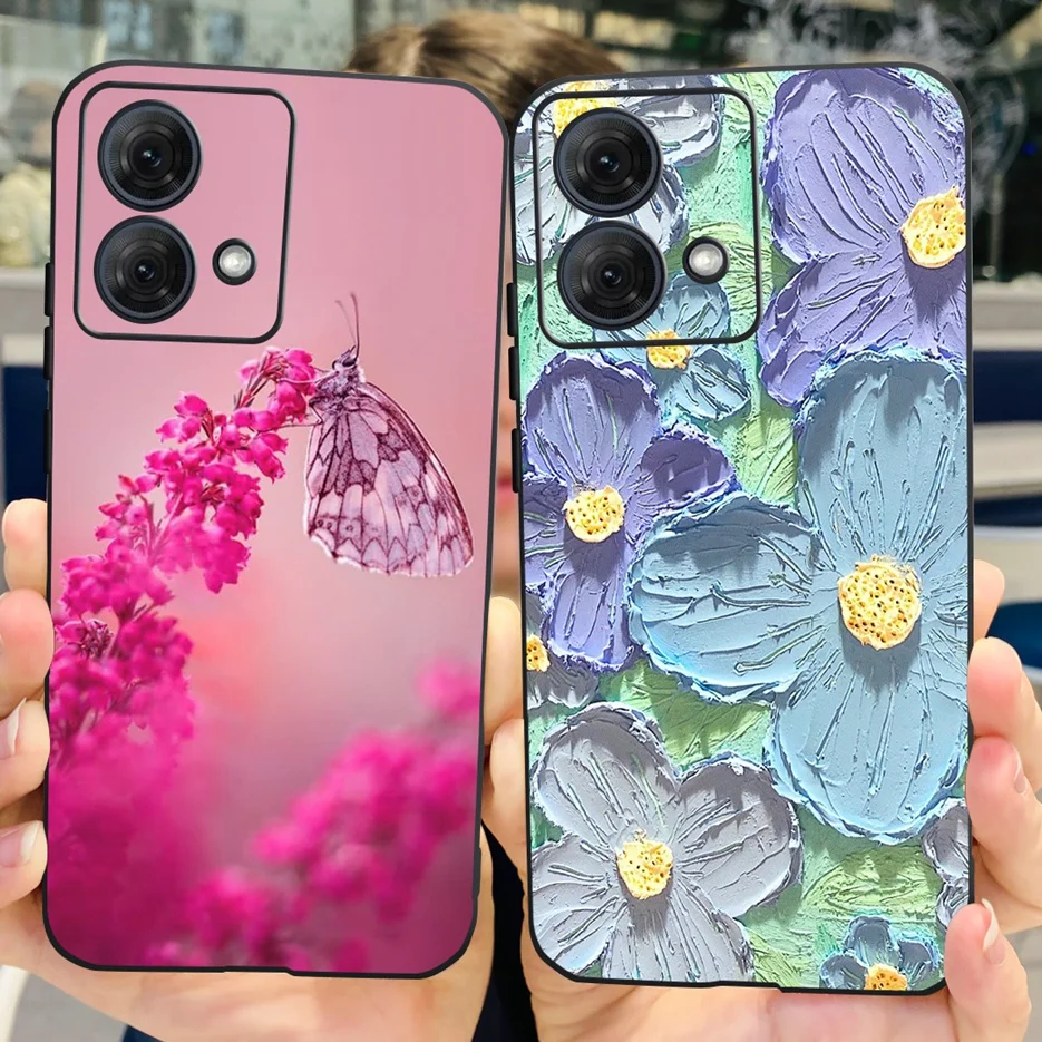 Fashionable Floral Painted Soft Silicone Phone Case - 2023 New Design Cover with Bumper Protection