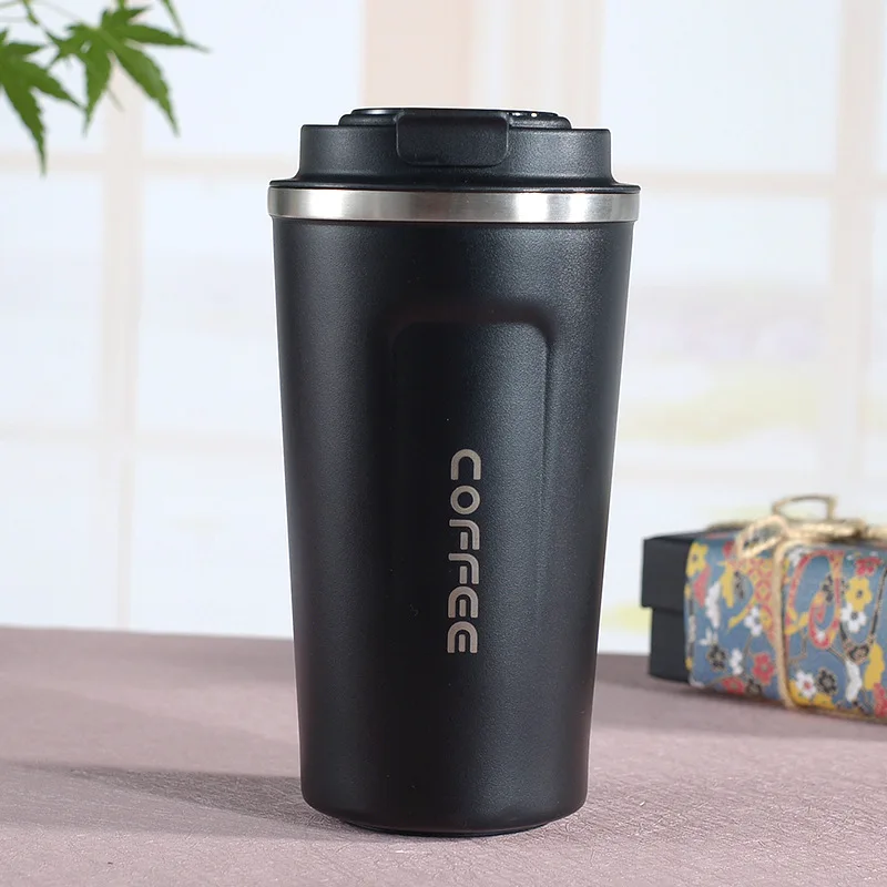 Coffee Thermos Cup Men's And Women's Fashion Portable Coffee Mug 450 ML  Intelligent Digital Display Temperature Tea Thermos - AliExpress