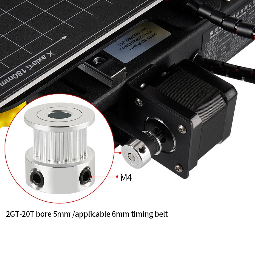 GT2 Ÿ̹ Ǯ  5 6.35 8mm 2GT Ǯ Ʈ  6mm 10mm   , 30 36 40 48 Teeth Reprap 3D  ǰ