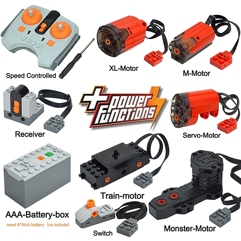 Lego Technic Set Motor Power Functions 8293 Moc Parts 8293 8883 Model