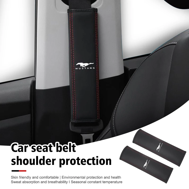 Coprisedili Per Cinture Di Sicurezza Per Auto Protezione Per Cuscino Di Sicurezza Per Mustang Fiesta Kuga Edge Mondeo Shelby Gt Fender
