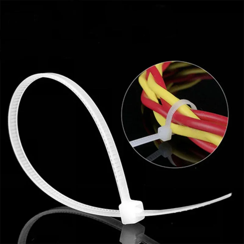 Nylon Cable Ties Cable Ties Cable Tie Nylon Zip Ties Plastic 3x200 4x300 50PCS