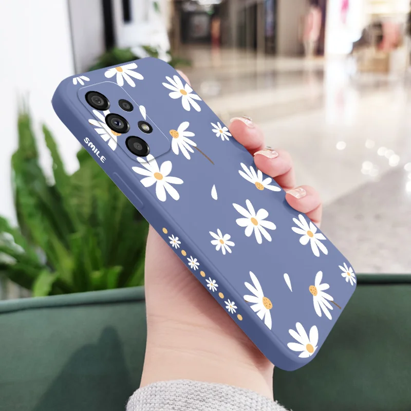 Charming Daisy Silicone Phone Case Cover