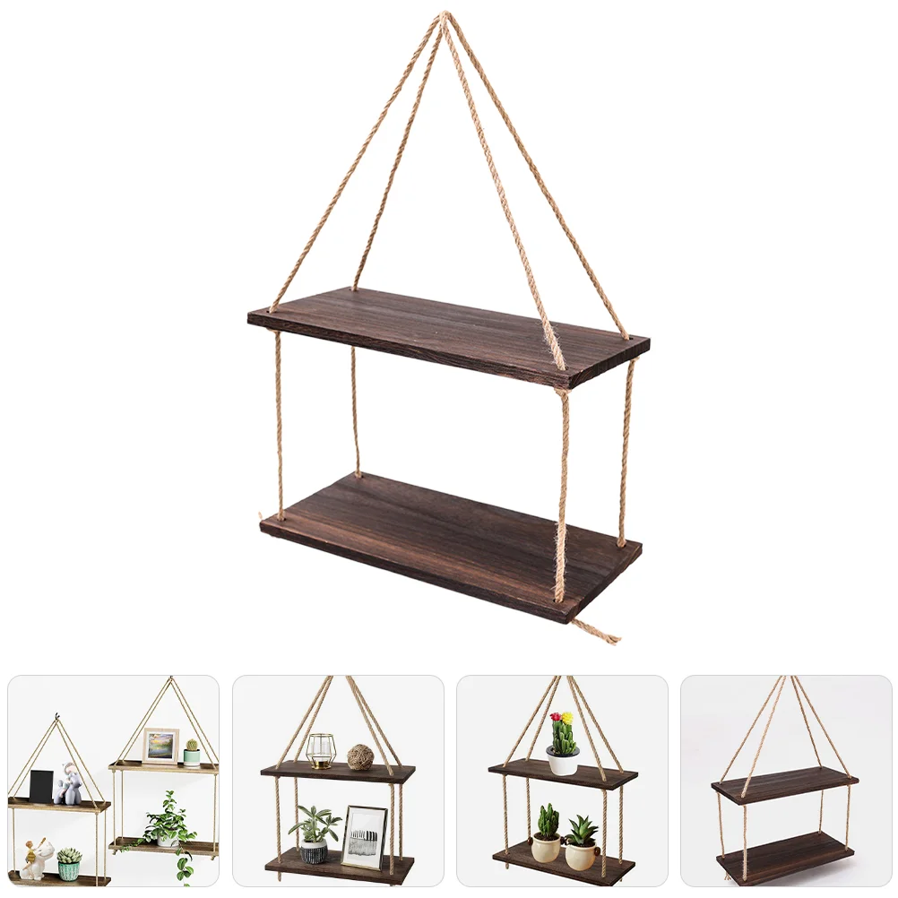 

1 Set Wall-mounted Floating Shelf Hanging Shelf Wall-mounted Holder Storage Rack for Bathroom