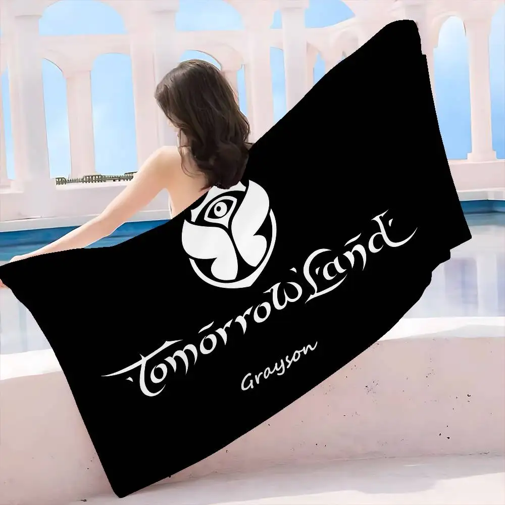 Tomorrowland Music Logo Microfiber Beach Towel Absorbent Quick dry Soft Yoga Swimming Resort Mountain Climbing Towel