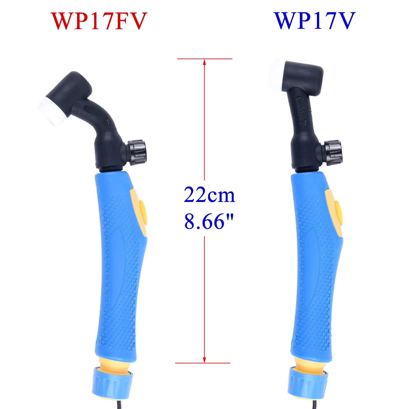 WP17 WP17F WP17V WP17FV SR17 SR17F SR17V SR17FV TIG Torch Body Air Cooled Head Human Engineering Design Rotatable 150 AMP images - 6