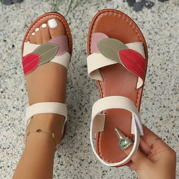 Women Sandals Outdoor Soft Breathable Casual Flat Shoes Women Plus Size Sandals Comfortable Summer Shoes 1