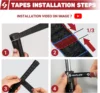 10 Pieces Pros Golf Grip Wrapping Tapes-Innovative Golf Club Grip Solution Enjoy a Fresh New Grip Feel in Less Than 1 Minute 5