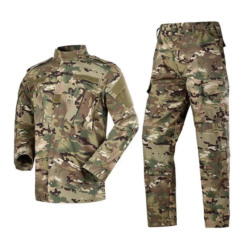 tactical-2nd-generation-men's-long-sleeved-american-camouflage-outdoor-training-sets-wear-resistant-clothing