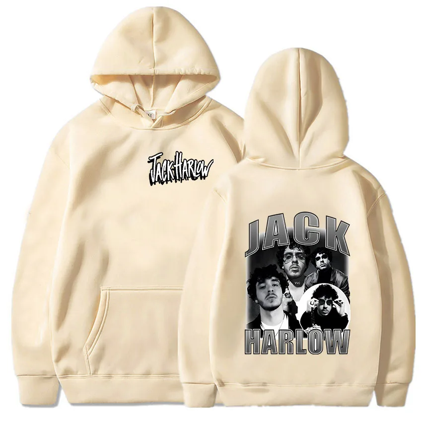 Jack Harlow Letter Printed Long Sleeve Hoodies Women Men Sweatshirts Harajuku Hip Hop Casual Streetwear Unisex Clothing Handsome