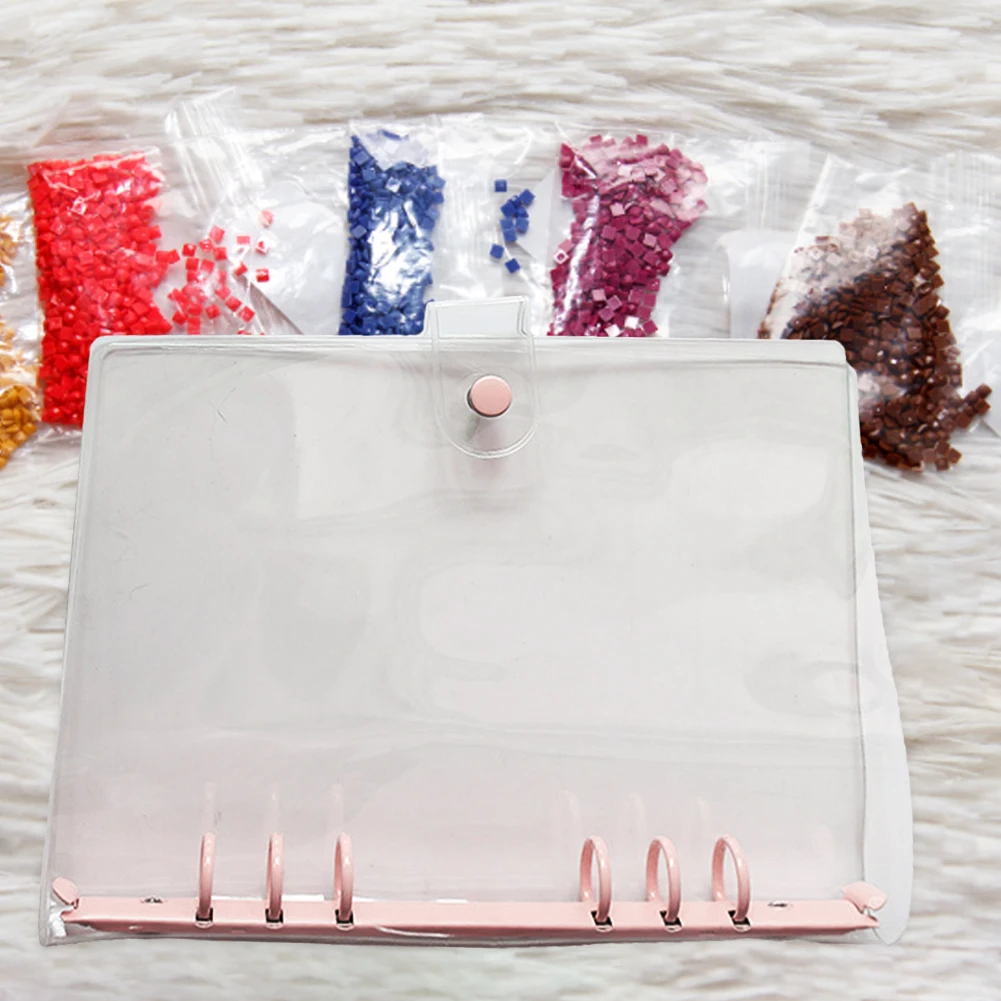 Diamond Painting Accessory Box Diamond Painting Storage Containers Beads Storage Book A5 Binder
