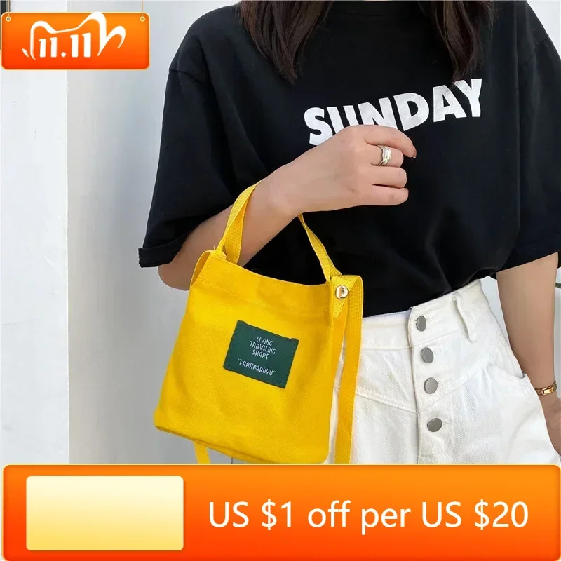 

Fashion Canvas Handbags Corduroy Vintage Women's Shoulder Bag Simple Solid Color Handbag Bucket Cloth Bag Casual Crossbody bags