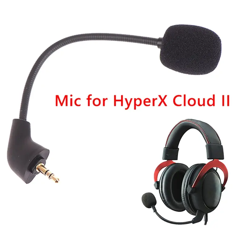 Kingston HyperX Cloud 2 II X 코어 게임용 헤드셋 액세서리, 교체 게임 마이크, 3.5mm 마이크, 1PC