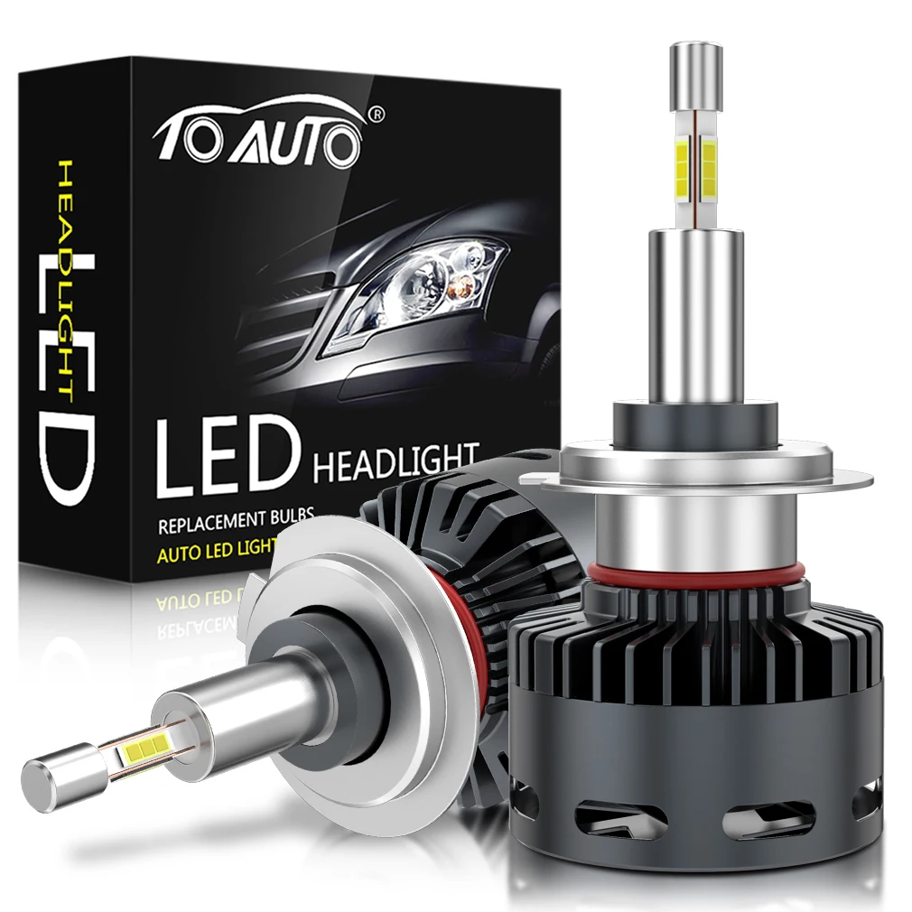 

Светодиодные лампы Canbus CSP для автомобильных фар, 200 лм, 9005 Вт, H7, H1, H4, H8, H11, 9006, HB3, 9012, HB4, HIR2, мини-лампы для автомобиля