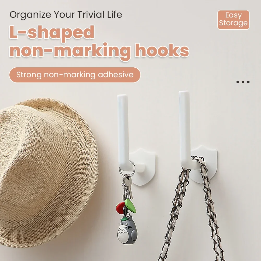 1/2/6Pcs Hat Rack Baseball Caps Adhesive Hat Hook Wall Cap Hanger Storage Cap Organizer No Punching Hat Holder for Door Closet