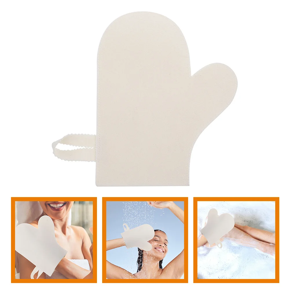 

Sauna Mitten Shower Sauna Glove Felt Bathing Sauna Glove Heat Protecting Sauna Mitt