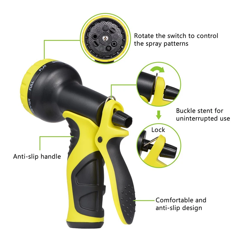 Home and Garden Hose High Pressure Flexible Expandable Bicolor Magic Watering Pipes 25-100FT Garden Farm Irrigation Car Wash garden hose expandable magic hose expandable water hose water hose expandable hose