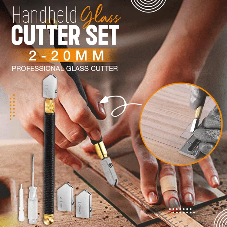 Glass Cutter 2mm-15mm,Upgrade Glass Cutter Tool,Pencil Style Oil Feed  Carbide Tip for Glass Cutting/Tiles/Mirror/,Screwdriver - AliExpress