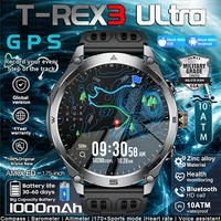 New Outdoors Military Sports Smart Watch Built-in Dual-Band GPS Compass Altimeter 10ATM Waterproof 1000Mah call Smart watch Men