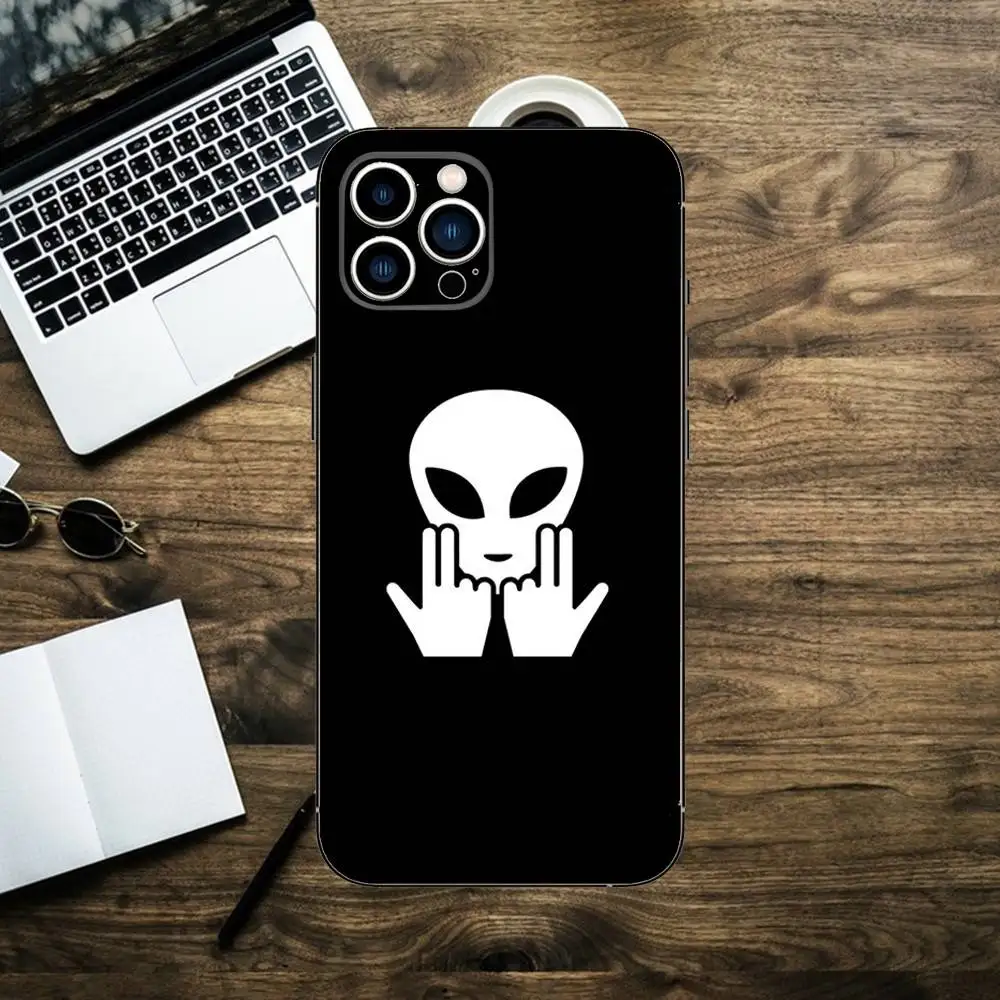 Sleek Black Silicone Phone Case by J-Julien Mari