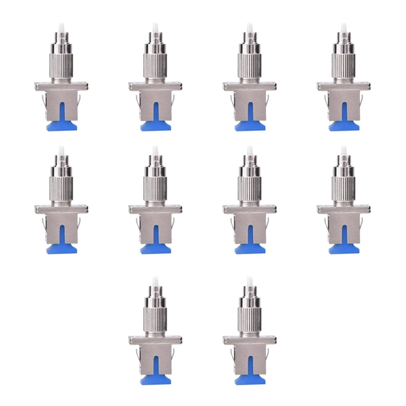 

10X FC-SC Single Mode Coupler Hybrid Converter Fiber Optic Adapter For FC Male To SC Female