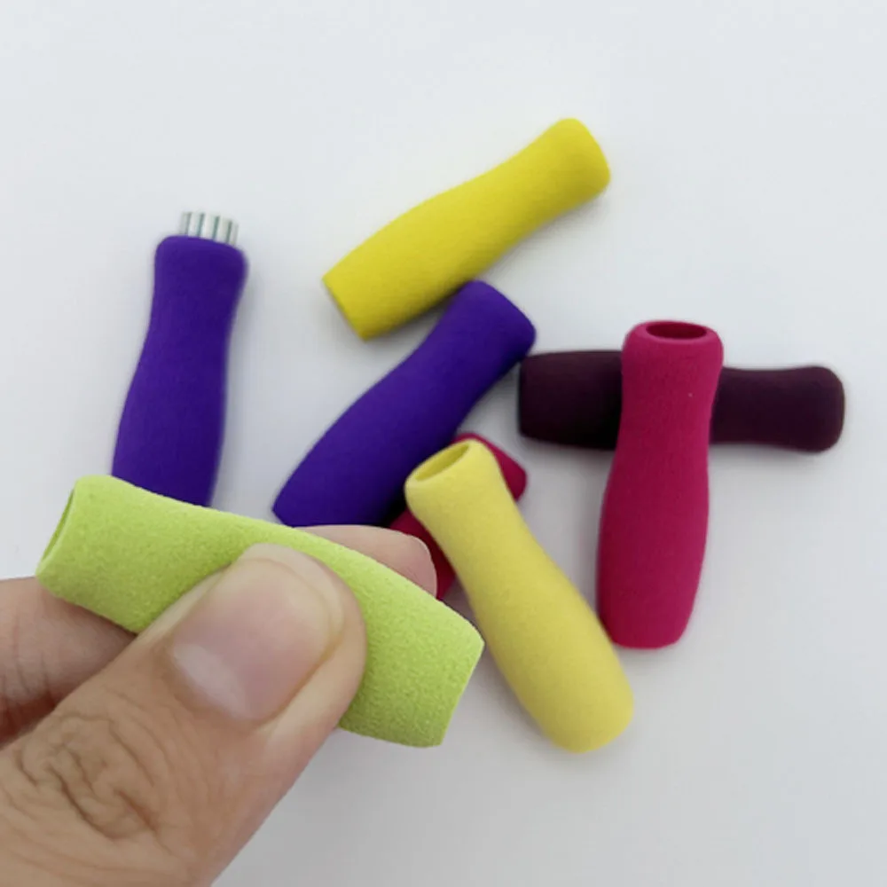 50Pcs Sponge Pen Gripper Learning Writing Tool Pencil Grasp Writing Aid Training Pen Grip Posture Correction Tool for Kids 5