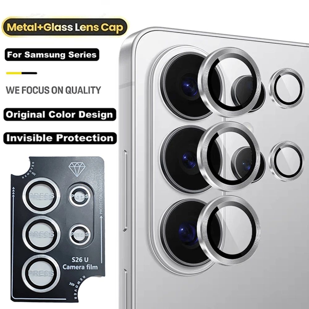 Premium Individual Metal Lens Protectors for Samsung Galaxy Ultra Series - Easy Installation