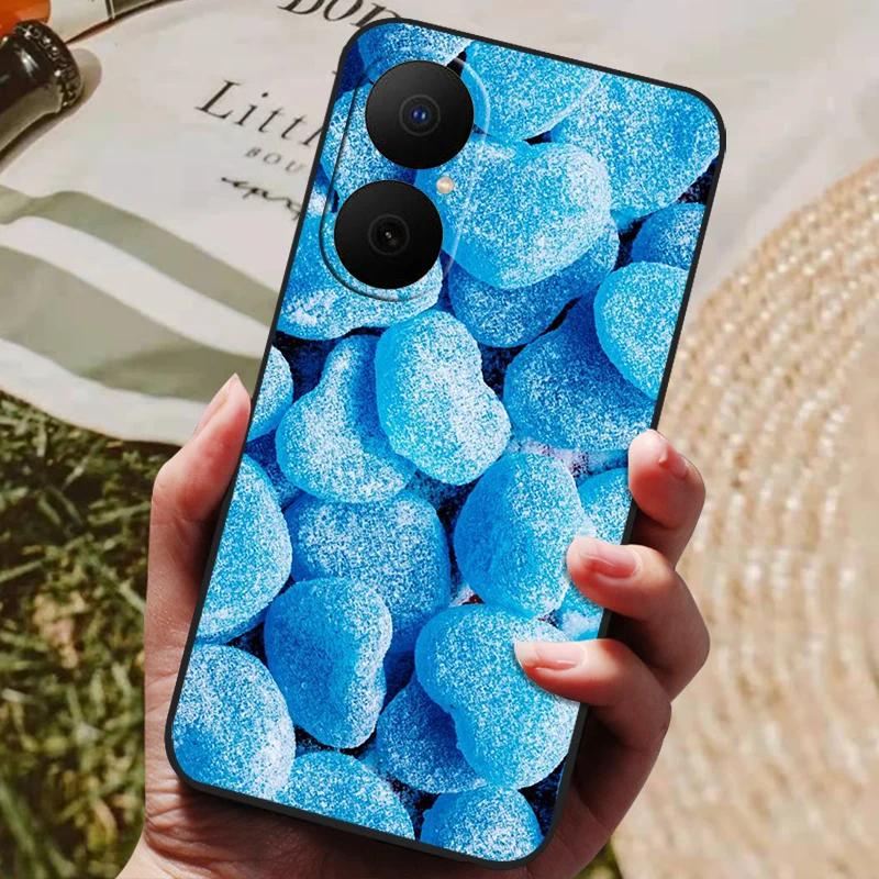 Shockproof Flower Astronaut Soft Silicone Phone Case Bumper Cover
