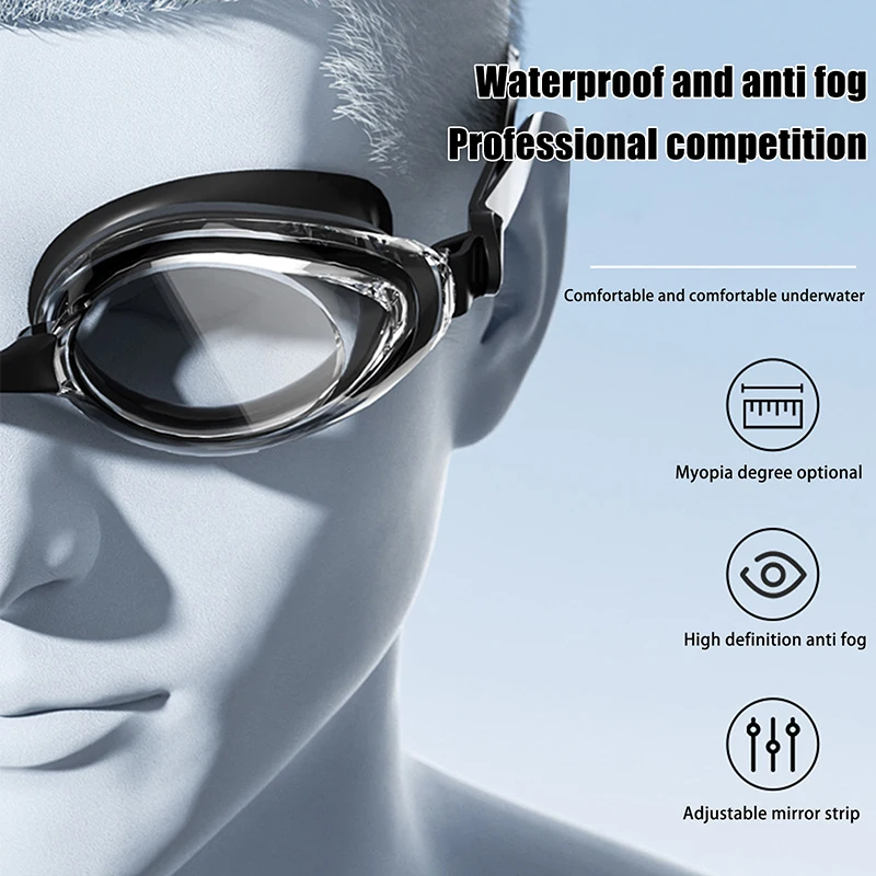 Swimming Goggles Adult Professional Pool Goggles Waterproof Swim Glasses Anti Fog UV Protection Swim For Men Women Youth