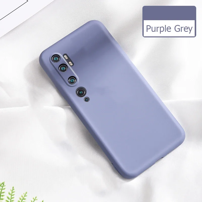 For Xiaomi Mi Note 10 Pro Case Liquid Silicone Soft Matte Cover