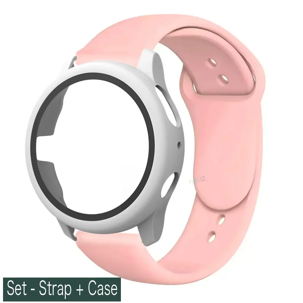 Protective Glass Film Case & Strap Set with Bracelet Accessories