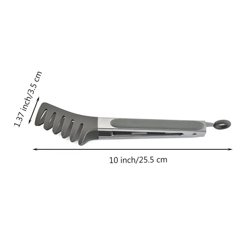 Silicone Spaghetti Tongs Non-Slip Stainless Steel Pasta Clip For Kitchen Cooking BBQ Tools Accessories kitchen tools