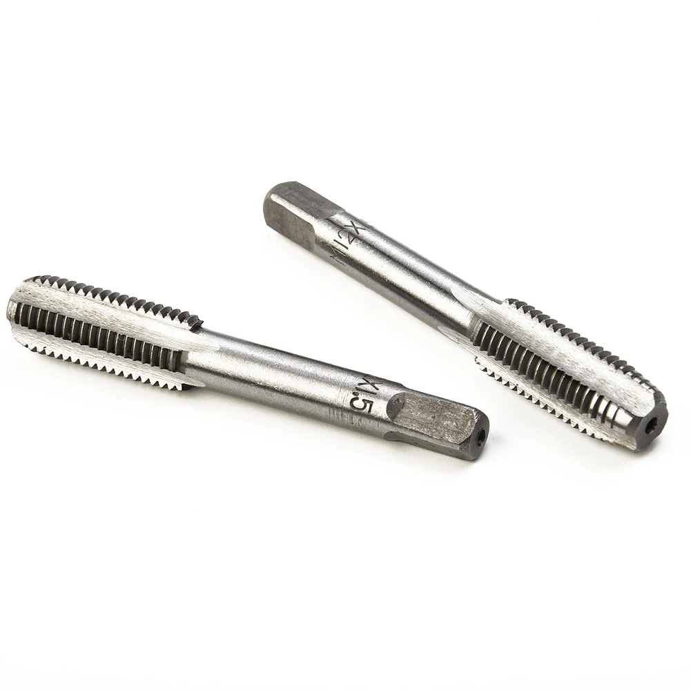 

1 Pair Metal Screw Thread Tap Right Hand Machine Straight Fluted Fine Thread Metric Connector Hand Tap Threading Tools