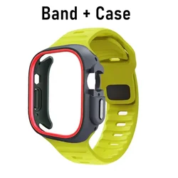 Durable TPU Case with Silicone Sport Strap - 45mm - Series 9 8 7 (FluR)