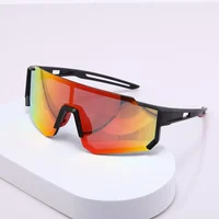 Nouvelles lunettes de soleil d'équitation en plein air, pare-brise de vélo une pièce, lunettes de soleil de sport européennes et américaines pour hommes 6