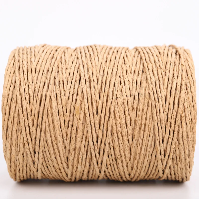 100meters 1.5mm Natural Paper Rope for Cat Tree Tower DIY Crafts Gardening Hammock Home Decor