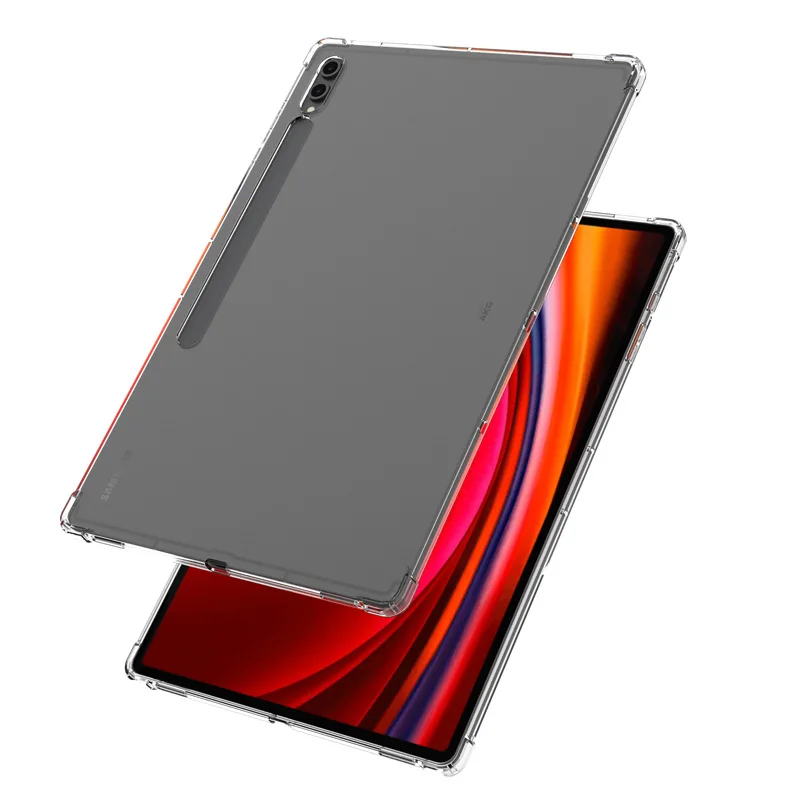 For Samsung Galaxy Tab S9 11 inch Transparent Case S9+ Plus 12.4 inch S9 Ultra 14.6 inch Soft Tpu Airbag Cover Funda
