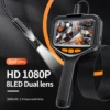 Single & Dual Lens Borescope 1080P Sewer Camera with 4.3'' LCD Inspection Camera IP67 Waterproof Bore Scope for Home Drain 1