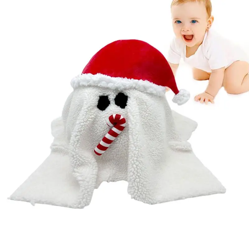 

Stuffed Ghost Pillow Spooky Huggable Plushie Decorative Ghost Back Cushion Home Decor Halloween Gifts For Car Seat Bed Sofa