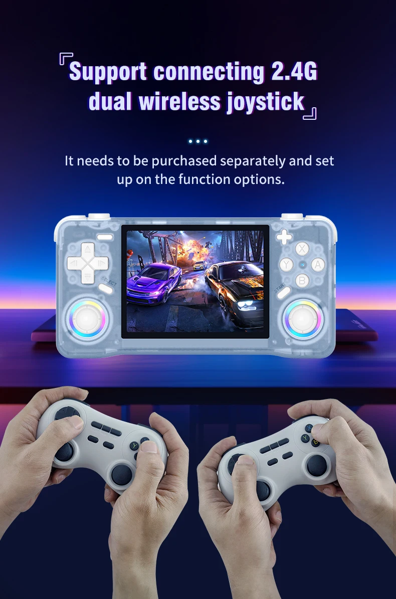 La console per videogiochi portatile retrò XF35H è dotata di sistema Linux, schermo IPS da 3,5 pollici e dimensioni tascabili._voghion.com
