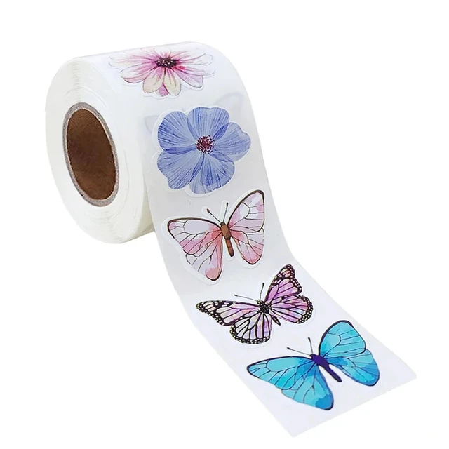 Butterflies and Flowers Stickers 3