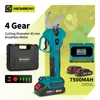 NEWBENY 45mm 4 Gears Brushless Electric Pruner Shear Efficient Rechargeable Garden Beautify Power Tools For Makita 18V Battery 1