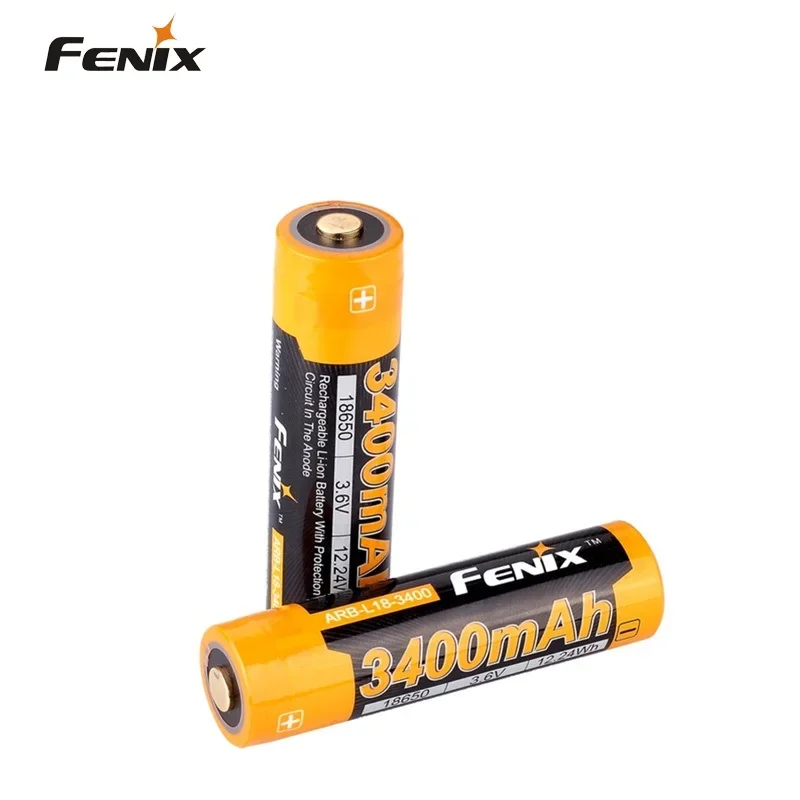 Original Fenix ARB-L18-3400 3.6V 3400mAh 18650 Rechargeable Li-ion Battery For UC35 V2.0,TK26,HM61R,HM65R,HM65R-T,E28R,E30R...