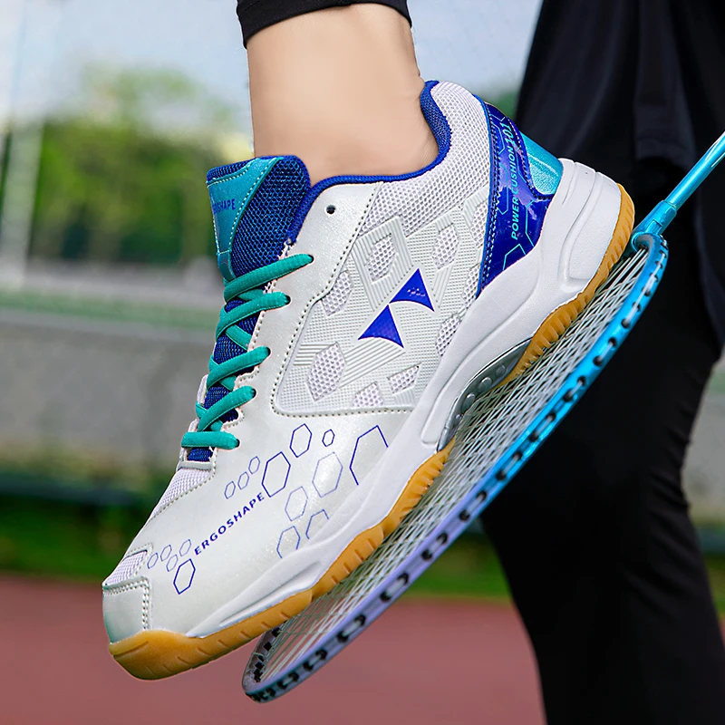 

Men Table Tennis Shoes Women Training Badminton Shoes Light Weight Badminton Sneakers Anti Slip Tennis Sneakers