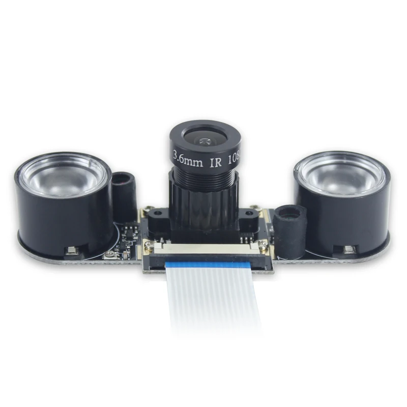 5MP Raspberry Pi B 3/2 Night Visioin Camera Module With 2pcs 850IR Lights