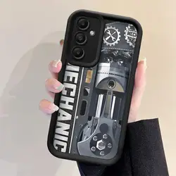 Durable Mechanical Power Protective Phone Case - Galaxy A35 4G (Mix01)
