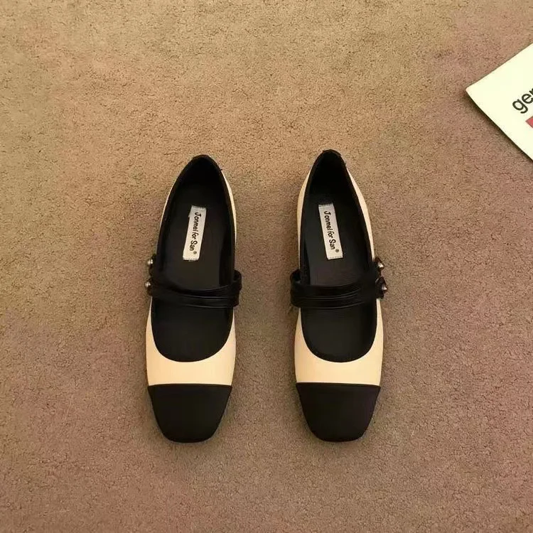 

Кроссовки женские с квадратным носком, повседневная обувь на плоской подошве, с прострочкой из резины, для отдыха, осень-лето 2023